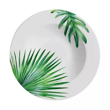 Imagem de Conjunto com 6 Pratos Fundo Botânica Ø25cm - Alleanza Cerâmica