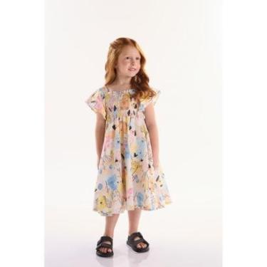 Imagem de Vestido Infantil em Viscolinho Aumigo Três e Já-Feminino