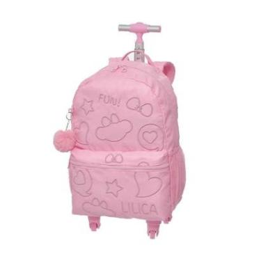Imagem de Mochila de Rodinhas Pacific Lilica Ripilica LoveIt Crush Rosa-Feminino
