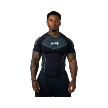 Imagem de Camiseta Justa Masculina De Verão Sensação De Gelo Secagem Rápida Para