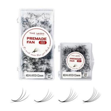 Imagem de Pestañas en Abanico Premontadas THE LASH SUPPLY 1000 abanicos 3D-14D