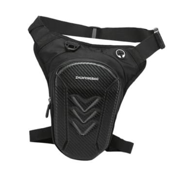 Imagem de YIJU Bolsa de perna para motocicleta, bolsa de coxa com vários bolsos, pochete utilitária, de perna para ciclismo, camping e atividades ao ar livre, C