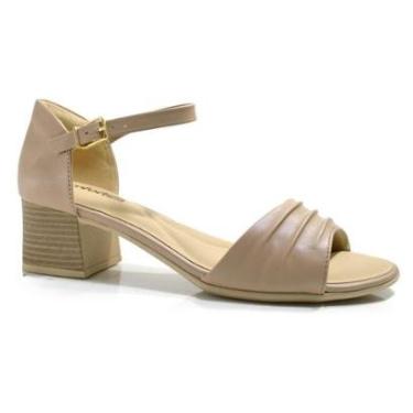 Imagem de Sandália de Salto Bloco Feminina Comfortflex 2556304-Feminino