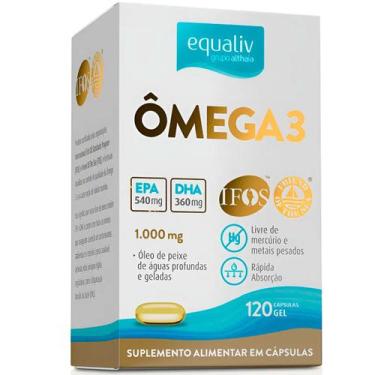 Imagem de Omega 3 1000mg (120 Capsulas Gel) - Equaliv