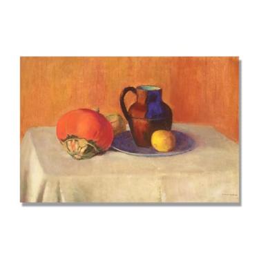 Imagem de Arte em tela vintage de frutas mortas, pintura clássica de cozinha country, decoração de parede de casa de fazenda quente para sala de jantar e cozinha. C24. 40x60cm-15,8x23,7 pol. Somente tela