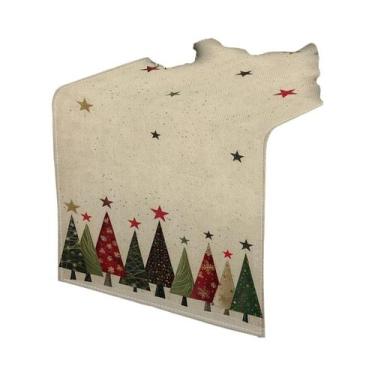 Imagem de Caminho De Mesa Boêmio Para Árvore De Natal Decoração De Feriado Supri