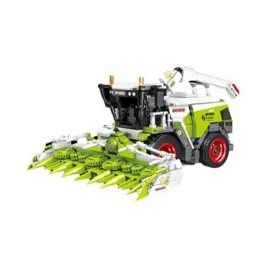 Imagem de Brinquedo De Construção Infantil: Trator, Colheitadeira E Caminhão De 