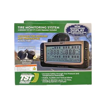 Imagem de Sistema de monitoramento de pneu com sensor TST 507 4 e monitor monocromático – alças para vários reboques