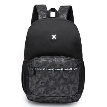 Imagem de Mochila Hurley Casual Notebook Grande Resistente Faculdade Espaçosa 15 Litros-Masculino