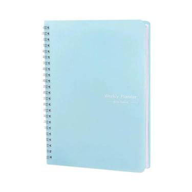 Imagem de Caderno Planejador Semanal Espiral A5 Sem Data, 52 Semanas, Diário De 