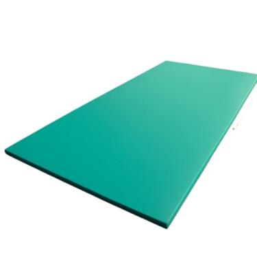 Imagem de Colchonete EVA 100x50 Multiuso Academia Yoga Pilates Tatame Exercício Fitness Premium(30mm,Verde Água)