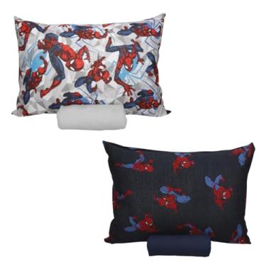 Imagem de Portallar, Kit 2 Jogos Lençol 100% Algodão Spider Homem Aranha C/Elástico Solteiro