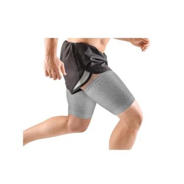 Imagem de Coxal Elástico Compressão Antibacteriano Premium Bamboo Par - HIDROLIG