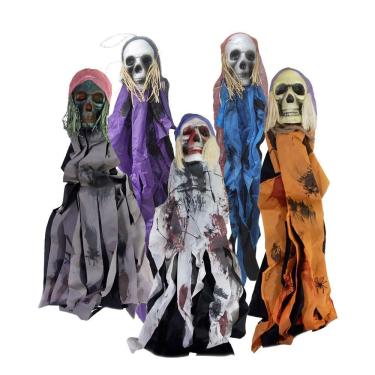 Imagem de Boneco Esqueleto Pirata Halloween