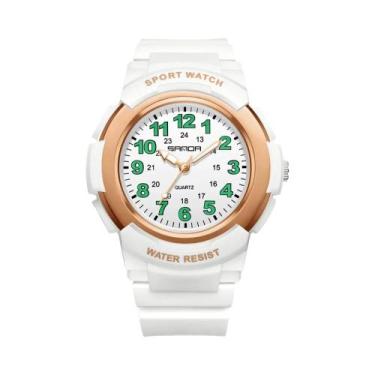 Imagem de Relógio De Quartzo Colorido À Prova d'Água Para Estudantes SANDA 6308,