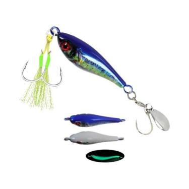 Imagem de Isca De Metal De Afundamento Rápido 40g 60g 80g Para Pesca De Atum Com