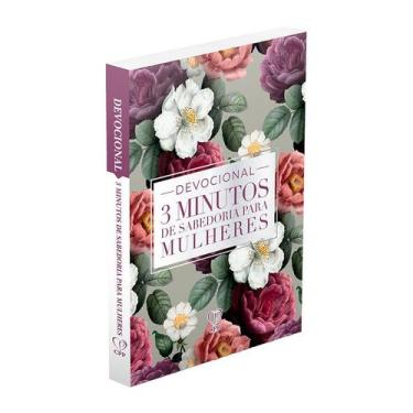 Imagem de Livro de Bolso Devocional 3 Minutos de Sabedoria Para Mulheres Roxa - 