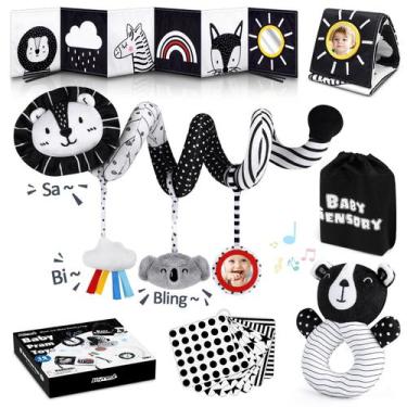 Imagem de Brinquedos para bebês Joyreal High Contrast para recém-nascidos com br