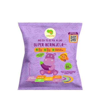 Imagem de Biscoito de Polvilho Orgânico Berinjela Super Berinj Crilancha  20g