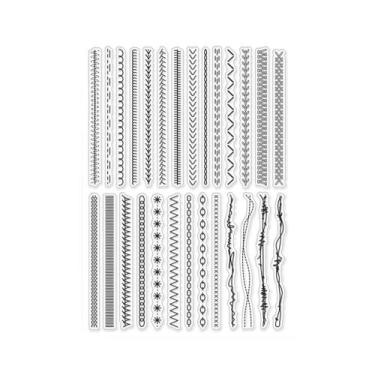 Imagem de Carimbos Transparentes De Silicone Para Manchas De Café Grandes, 8,3x5