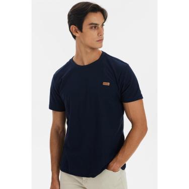 Imagem de Camiseta Masculina Manga Curta Polo Wear Azul Escuro-Masculino