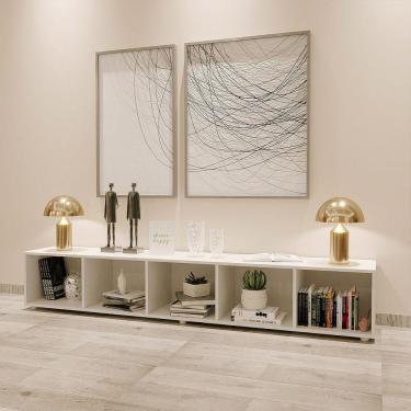 Imagem de Estante Livreiro 5 Nichos Liverpool - Branco