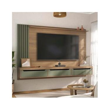 Imagem de Painel Presence Artely com 1 prateleira para TVs de até 75 polegadas