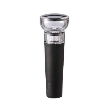Imagem de TAMPA A VACUO ROLHA VINHO ACESSORIO HOME&CO PLÁSTICO 9x3x3cm PRETO