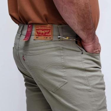 Imagem de Calça Jeans Levi's Masculina 505 Regular Lavagem Bege e Lavagem Clara-Masculino