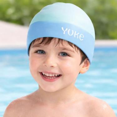 Imagem de Touca de natação infantil silicone cromata-new cor:menino - GRADIENTE,