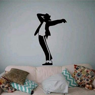Imagem de Adesivo de parede Michael Jackson Dance Pose - Arte de parede icônica 