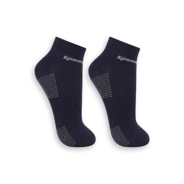 Imagem de Meia Cano Curto Speedo 8034, Azul marinho, 33-38