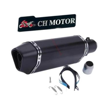 Imagem de Escapamento Universal De 38-51mm Para Motocicletas, ATV E Motos De Rua