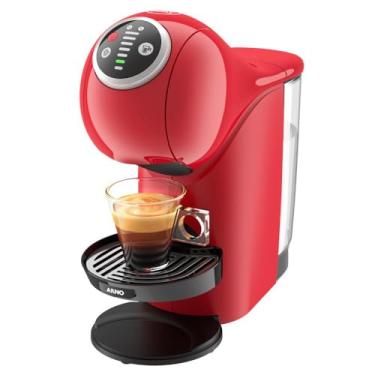 Imagem de Cafeteira Arno Nescafé Dolce Gusto Genio S Plus Vermelha DGS3, Multibebidas, 15 Bars, Função XL, Espresso Boost, Controle de Temperatura, 110V