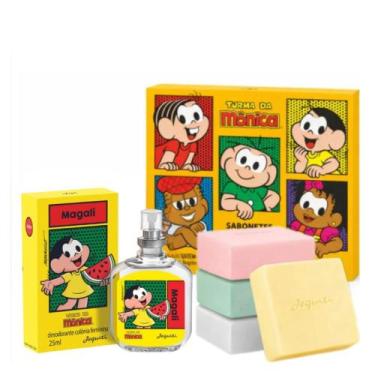 Imagem de Kit Jequiti Turma Da Mônica: 4 Sabonetes Sortidos + Desodorante Colôni