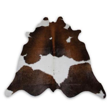 Imagem de Tapete Sala Couro Natural Pele Do Boi Holandes Tricolor M