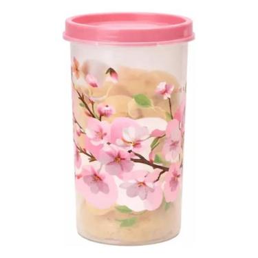 Imagem de Tupperware Modular Redondo 650ml Original, Flor de Cerejeira