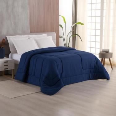 Imagem de Edredom solteiro casal padrao queen King Micropercal 400 Fios Malha - 