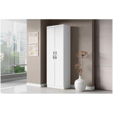 Imagem de Armário Multiuso Com 2 Portas New Branco  - Aramóveis, Branco