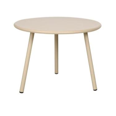 Imagem de Mesa de Centro Redonda Noronha Fratini 50 cm (largura) em Aço Cor Nude