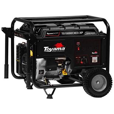 Imagem de GERADOR TOYAMA A GASOLINA TG10000CXE3-XP, TRIFASICO, 380V, 60HZ, 11.25KVA, PART. ELETRICA/MANUAL, COM RODAS