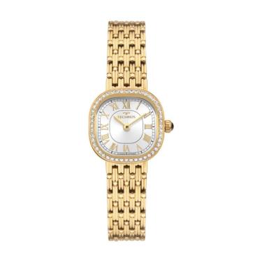 Imagem de Relógio Technos Feminino Ref: 2025luv/1k Bracelete Retangular Dourado