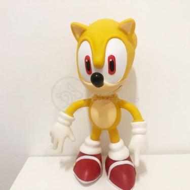 Imagem de Boneco Action Figure Super Sonic 23cm Sonic