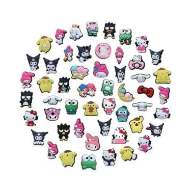 Imagem de Pingentes De Sapato Sanrio MESUCA 10 30 52 Peças Decorações Para Crocs
