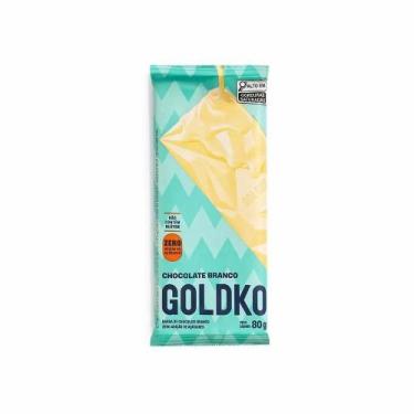Imagem de Barra de chocolate branco zero adição de açúcares 80g - Goldko