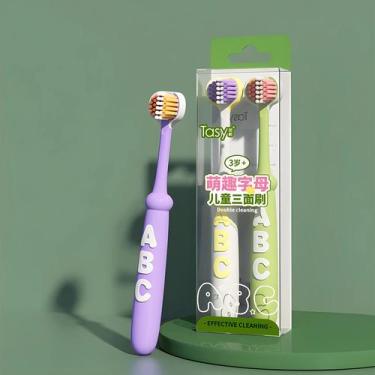 Imagem de Escova De Dentes Infantil Ultrafina De Três Lados Com Cerdas Macias, P