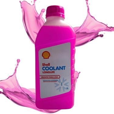 Imagem de Aditivo Liquido Arrefecimento Radiador Shell Pronto Uso Rosa