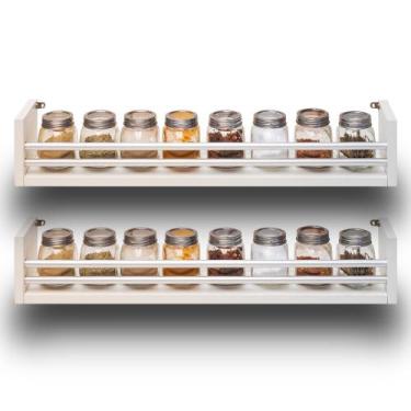 Imagem de Kit 2 peças porta tempero/ condimento de parede em mdf - Requinte & Bo