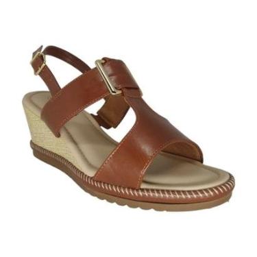 Imagem de Sandália Bebecê Salto Médio Anabela-Feminino