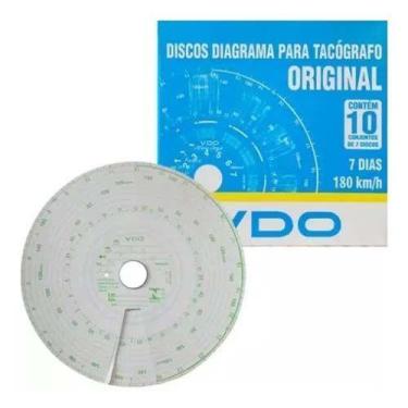 Imagem de Disco tacografo semanal 180km - vdo 140250006f